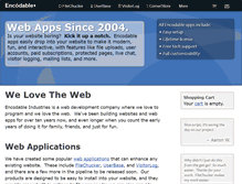 Tablet Screenshot of encodable.com